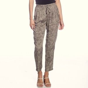 Pull On Joggers with drawstring-Olive Print